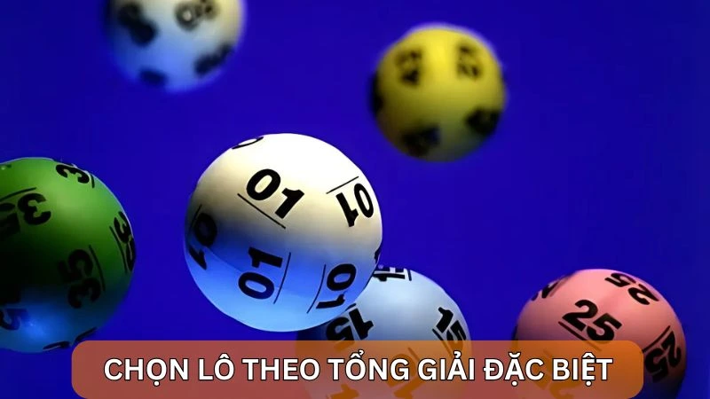 Chọn lô theo tổng của giải đặc biệt