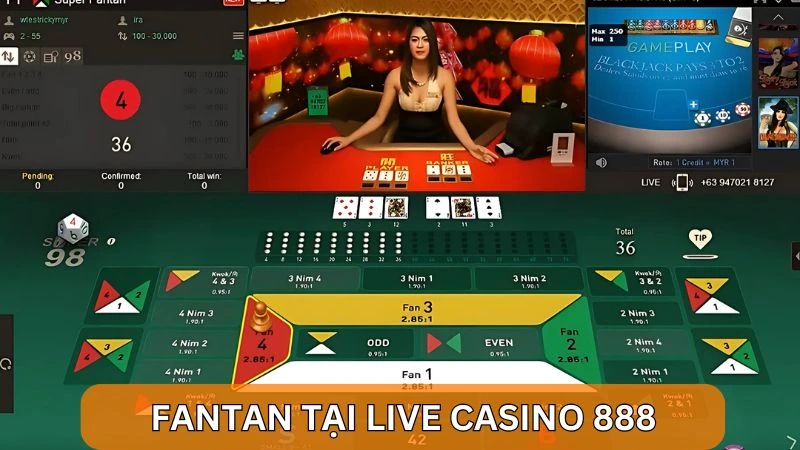 Game truyền thống Fantan tại Live Casino 888